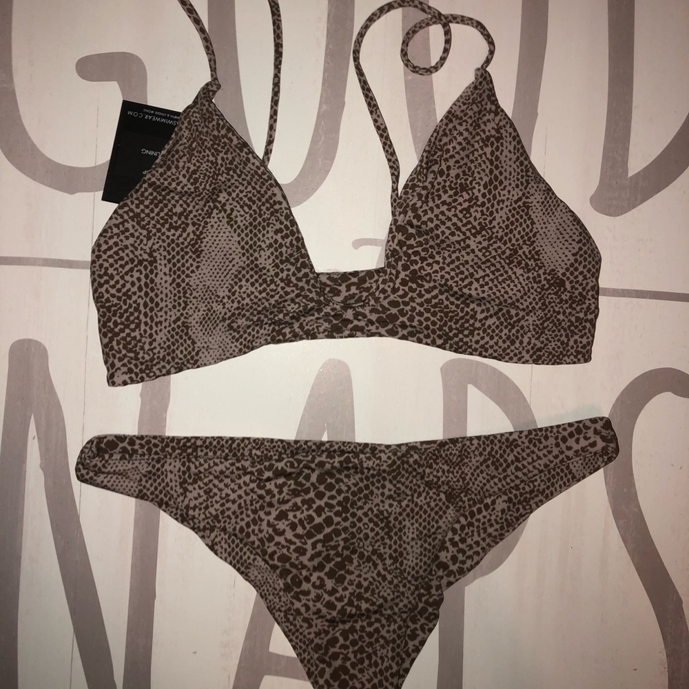 SOLD....Acacia swimwear Dark Snake